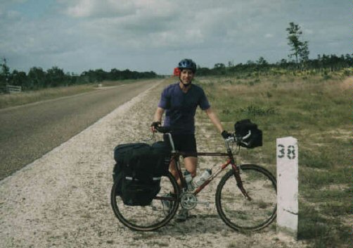 Andy and Fred enjoying a last Belizian Breaky in the jungle