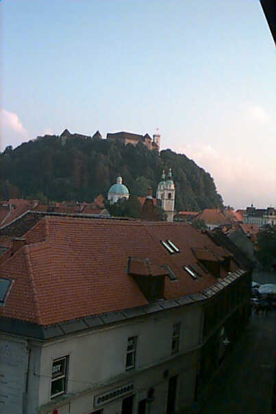 View of old Ljubljana