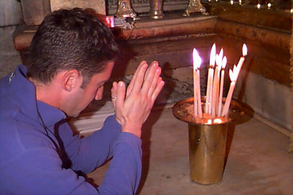 Inside the Holy Sepulcher