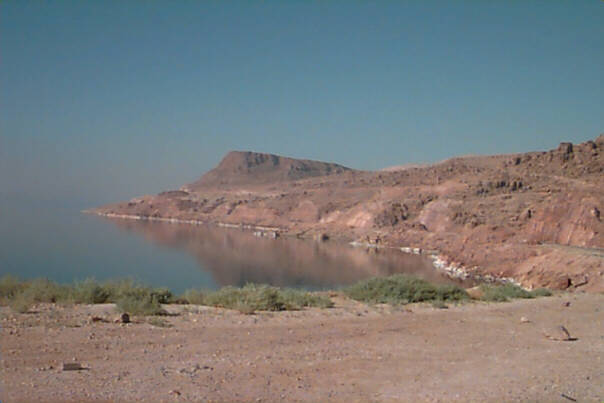 Dead Sea from Jordanian side