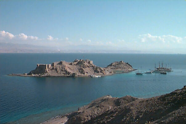 Pharoh's island on the road to Basata