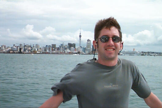 Jetlagged on Auckland Harbor