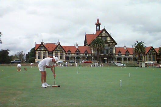 At the Orchid Garden Hot time in Rotorua