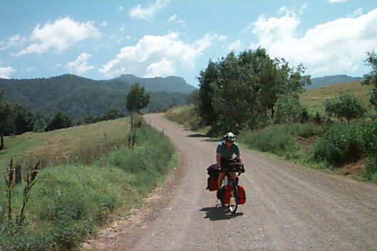 The long road to Comboyne ... ... and the reward at the end of the day