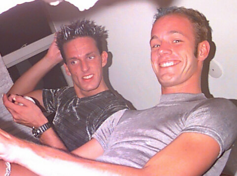 Max and Lasse getting ready for a go-go