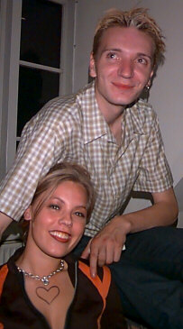 Jens and Merete on the sidelines