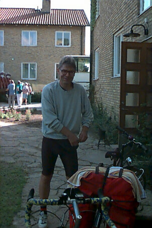 Werner getting ready for a ride in Horby