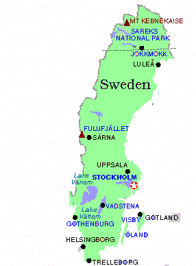 Route and Schedule - Sweden