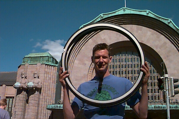 Olivier makes the rounds in Helsinki