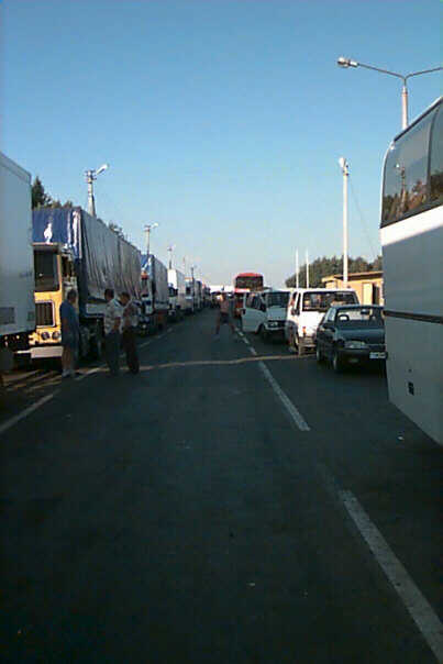 The hordes waiting to penetrate Poland's impregnable frontie