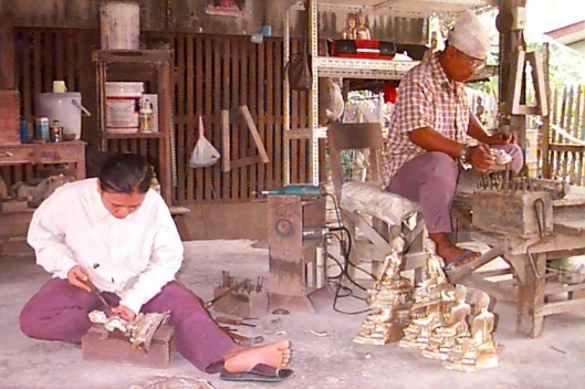 Buddha factory in Phitsanulok