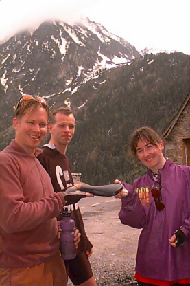 Our departing guests receive a new seat! Congratulations, Breda.