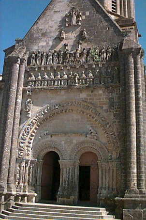 Vouvant's creepy church