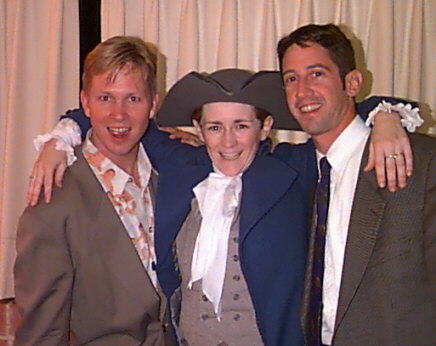 backstage with the boys