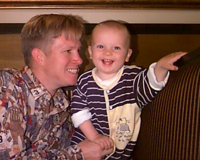 Caspar at the cafe Eiles in Vienna