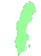 Sweden route map