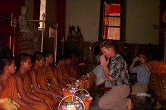 Andrew enters his sixth seven-year cycle with blessings from nine monks