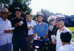 Spreading cheer with images of Mao