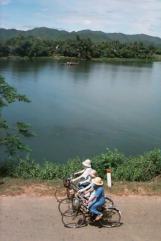 Pedaling along the Perfumed River