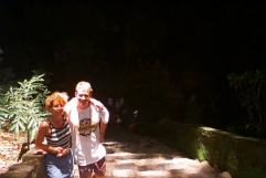 The author and Andy at the Perfume Cave